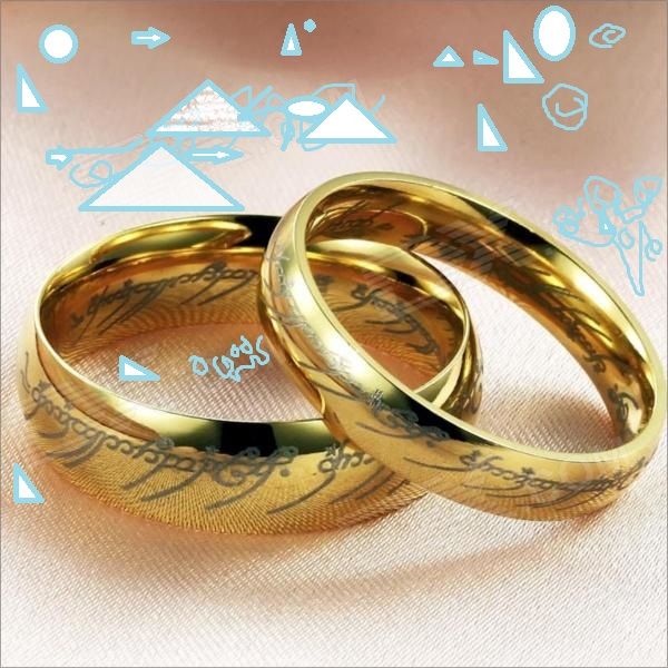 Casal vinte anéis aço inoxidável 316L